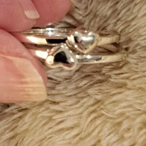 Elegant Silver Heart Ring